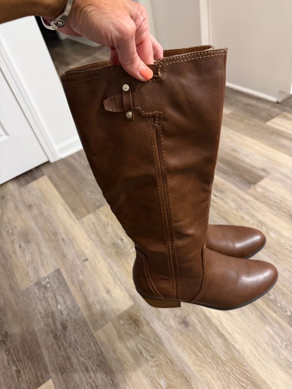 Dr Scholl’s Women's Brilliance Tall riding Boots brown size 9 - Picture 6 of 16